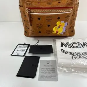 MCM | Bags | New Mcm 75 Stark Backpack Essential Floral 